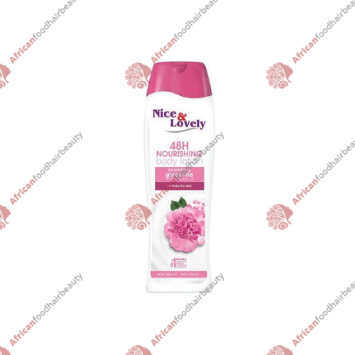 Nice & Lovely Nourishing Body Lotion Glycerine 600ml - africanfoodhairbeauty