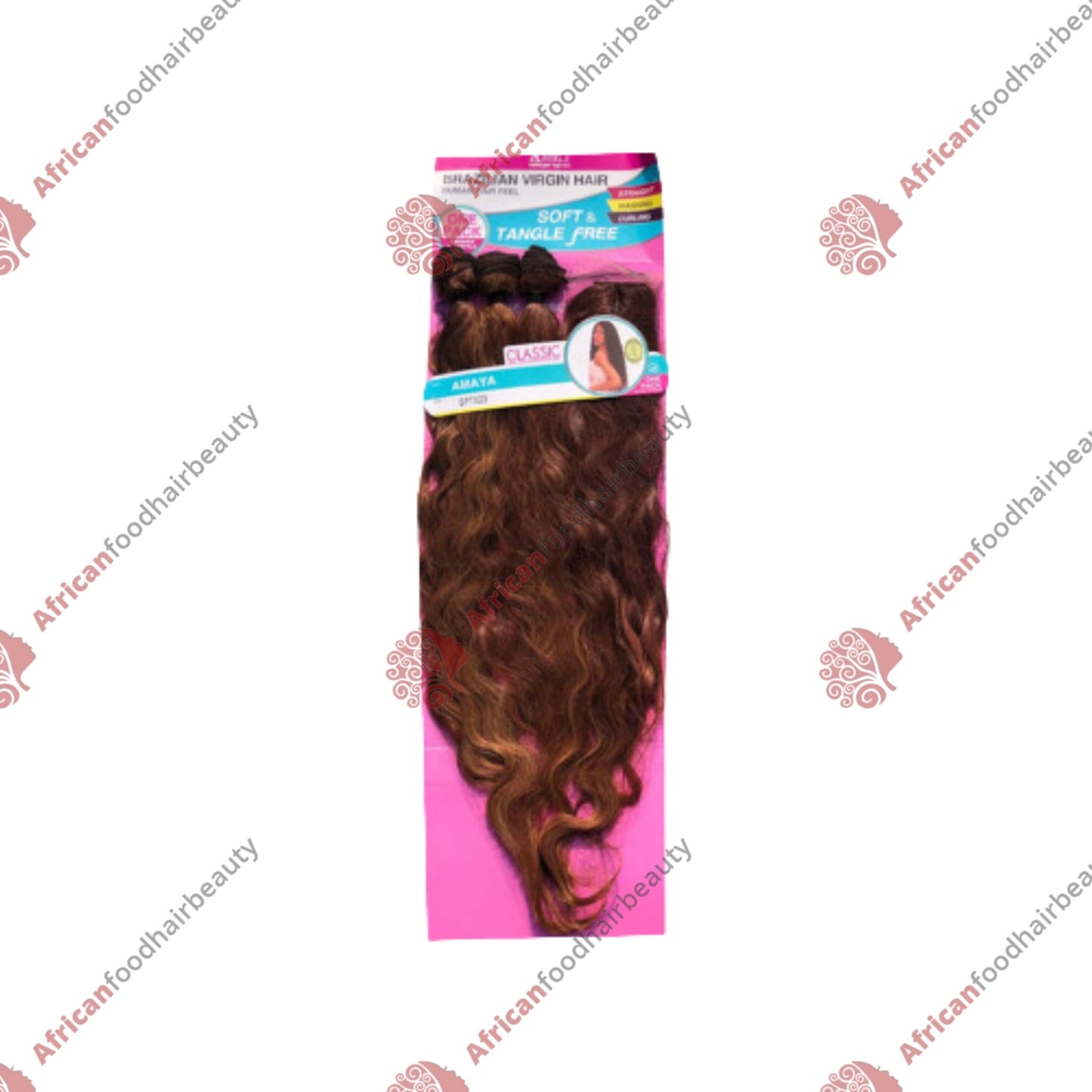 Noble Brazilian Virgin Hair Amaya with Closure 26"