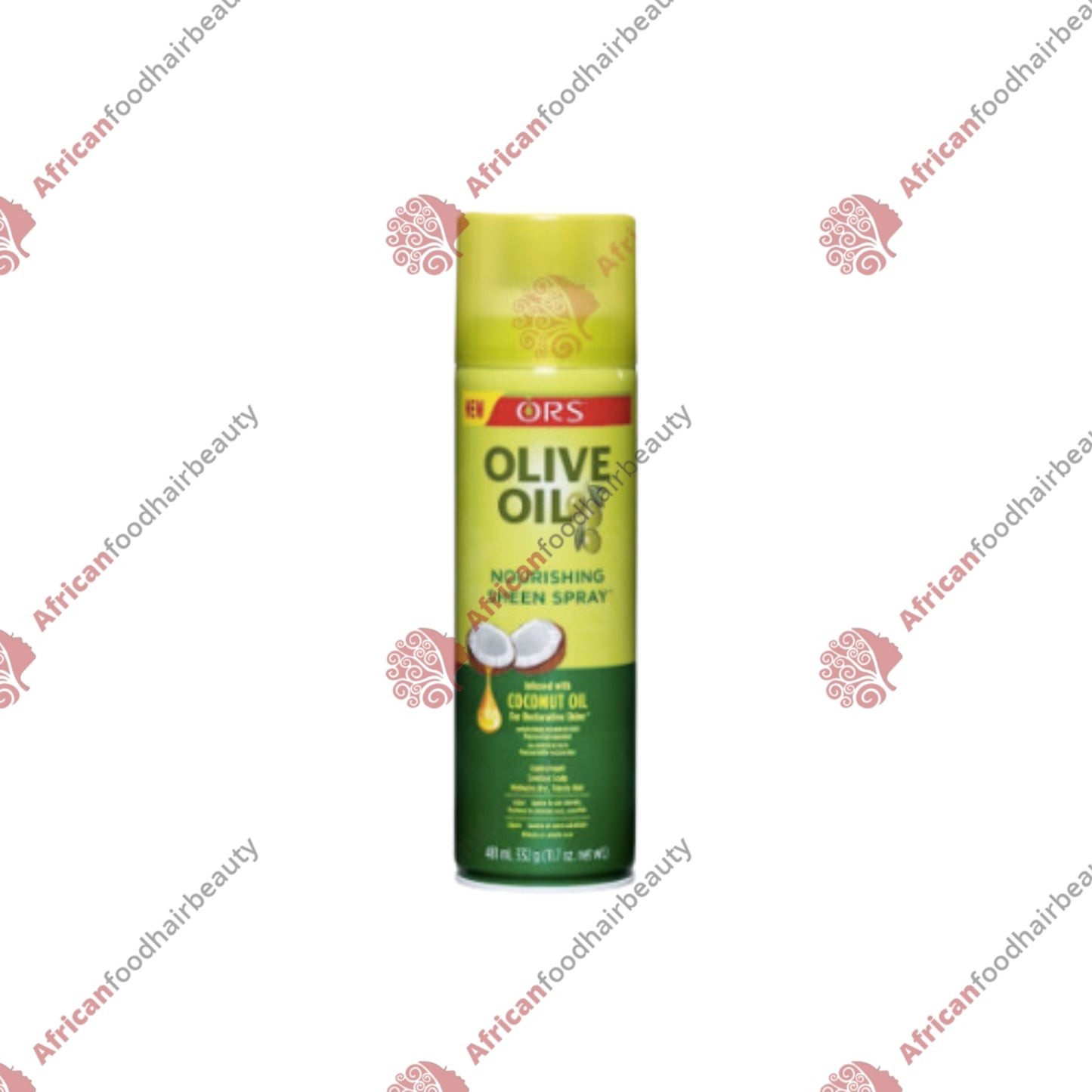 ORS Olive Oil Sheen Spray 11.7oz - africanfoodhairbeauty