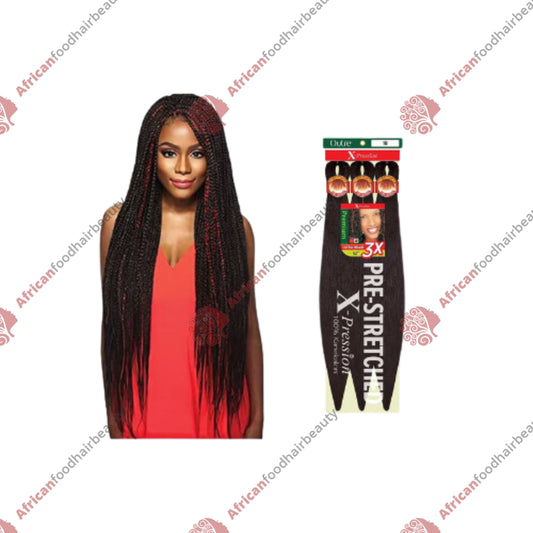 Model with Curly Hair Extension