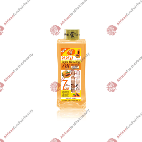 Papaya Oil 300ml -africanfoodhairbeauty