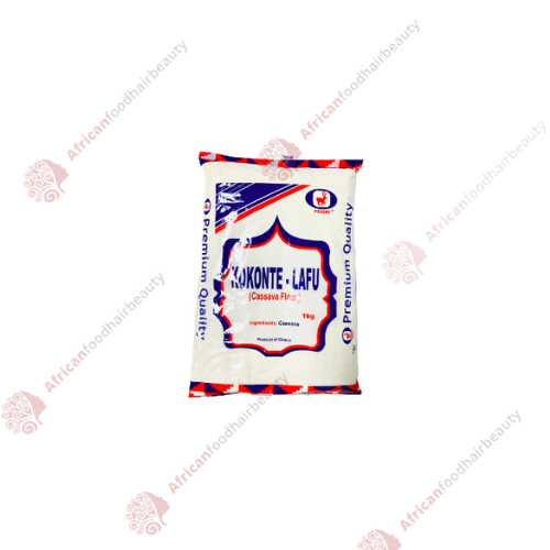Praise Kokonte-Lafu Cassava Flour 1kg - africanfoodhairbeauty
