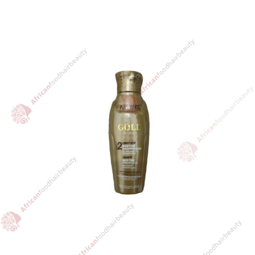 Pure White Cosmetics Gold Glowing Oil Unifier 2 100ml - africanfoodhairbeauty