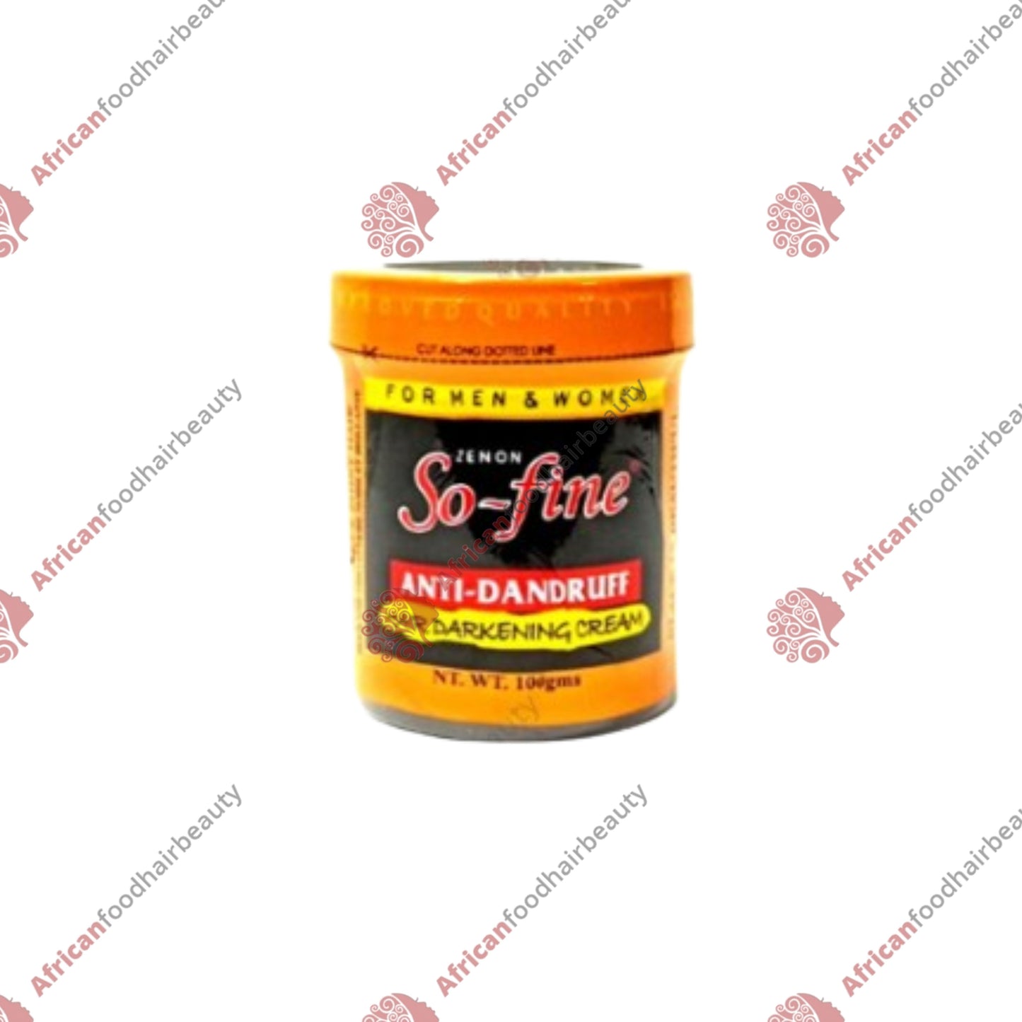 So-fine anti-dandruff hair darkening cream