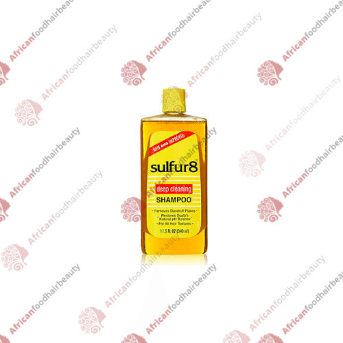 Sulfur 8 Deep Cleansing Shampoo 11.5oz- africanfoodhairbeauty