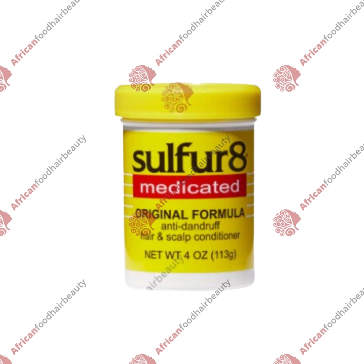 Sulfur 8 Medicated Original Formula Anti-Dandruff Hair & Scalp Conditioner 7.25oz - africanfoodhairbeauty