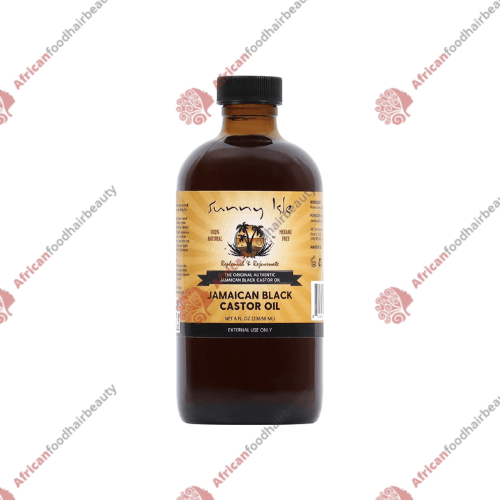 Sunny Isle Jamaican Black Castor Oil 8oz - africanfoodhairbeauty