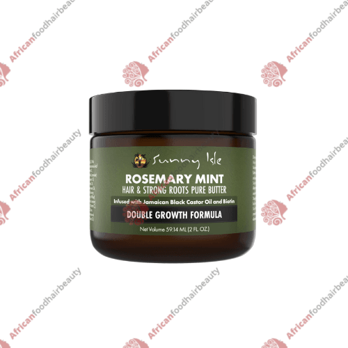 Sunny Isle Rosemary Mint Hair & Strong Roots Pure Butter 2oz - africanfoodhairbeauty