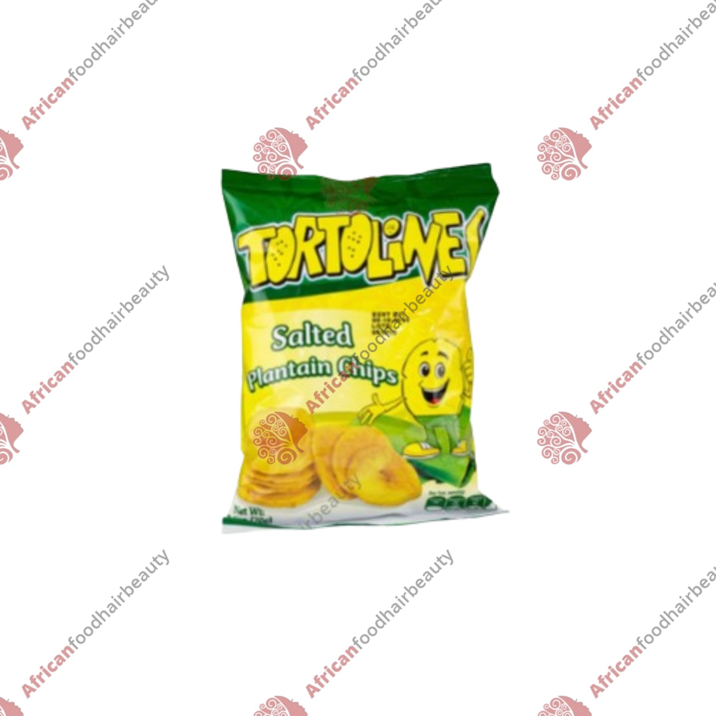 Tortolines salted plantain chips 2.5oz