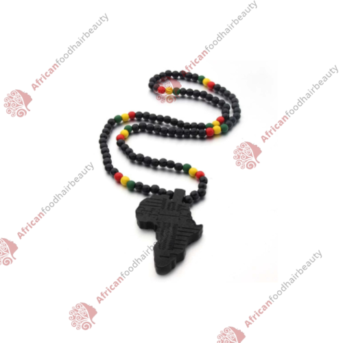 Unisex Africa Necklace - africanfoodhairbeauty