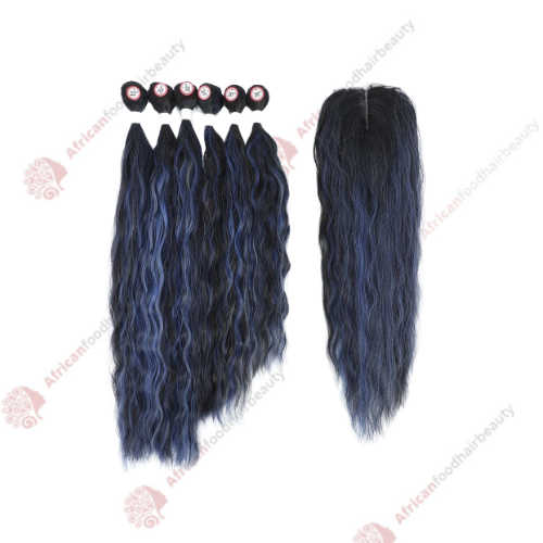 123 Complete 14" 16" 16"18"18" 18" + Closure (Natural Wave)
