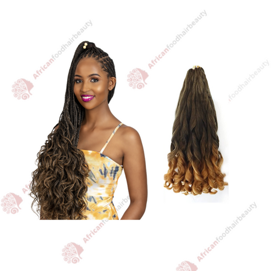 Dream Hair French Braid Curl 3x - africanfoodhairbeauty