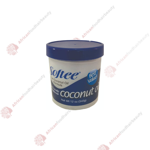Softee Coconut oil 12oz - africanfoodhairbeauty
