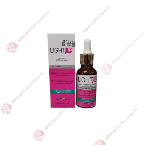 Light-Up Dark Spot Correcting serum With Vitamin B3, Alpha-Arbutin 1oz - africanfoodhairbeauty