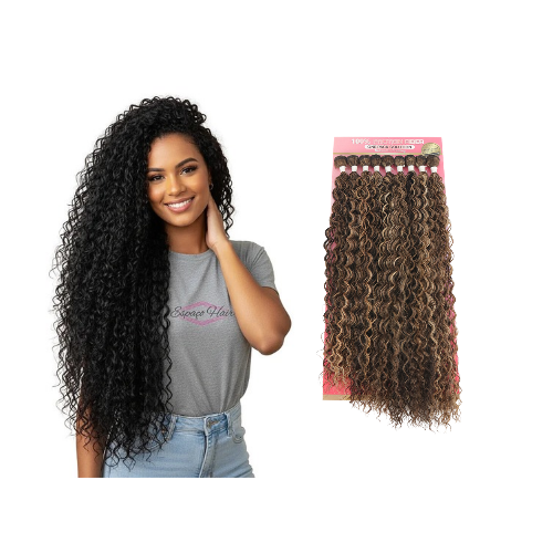 100% Protein Fiber Lumina Synthetic Hair Bundles 24" - africanfoodahairbeauty