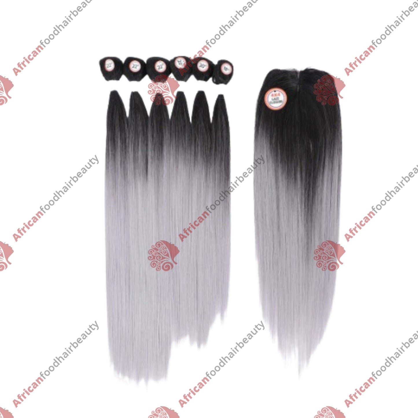 123 Complete 14" 16" 16"18"18" 18" + Closure (Straight)