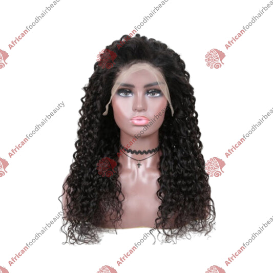 13x4 Hd Transparent Water Wave Lace Front Wig 150% 24"