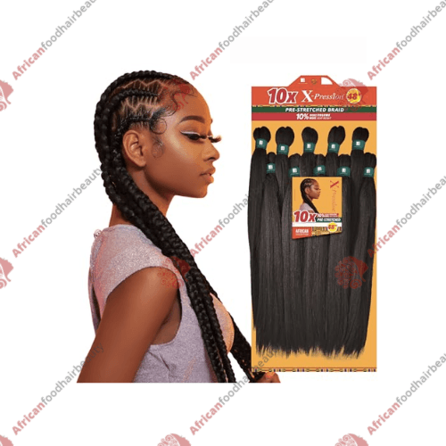 African Collection X-pression 10x (Pre-stretch) 48" - africanfoodhairbeauty