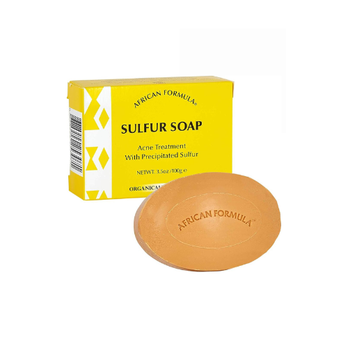 African Formula Sulfur Soap Acne Treatment 100g - africanfoodhairbeauty