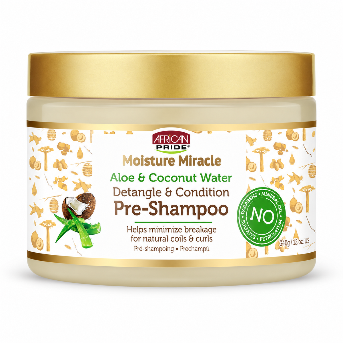 African Pride Moisture Miracle Pre-Shampoo 12oz