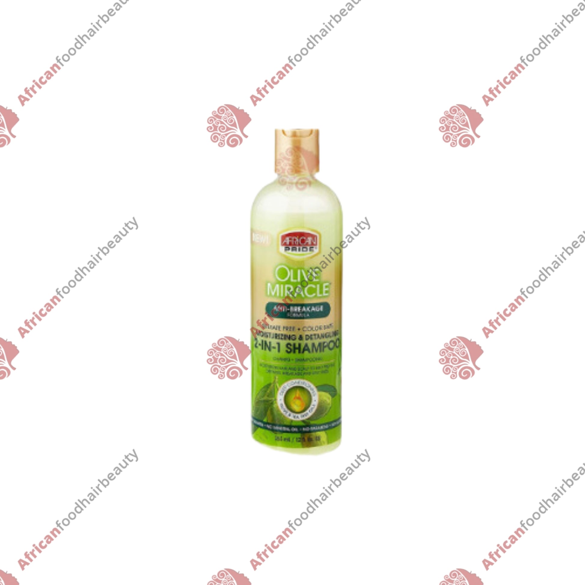 African Pride Olive Miracle 2-in-1 Shampoo and Conditioner 12oz