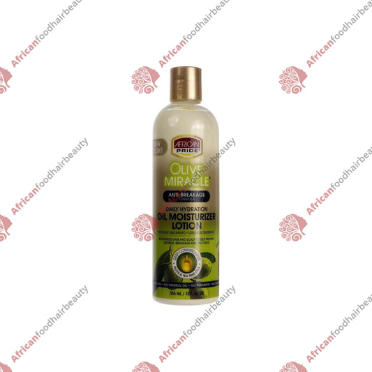 African Pride Olive Miracle Oil Moisturizer lotion 12oz