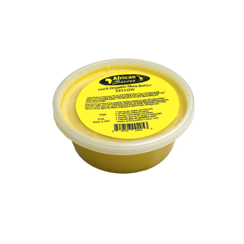 African Secret Organic Yellow Shea Butter 8oz - africanfoodhairbeauty