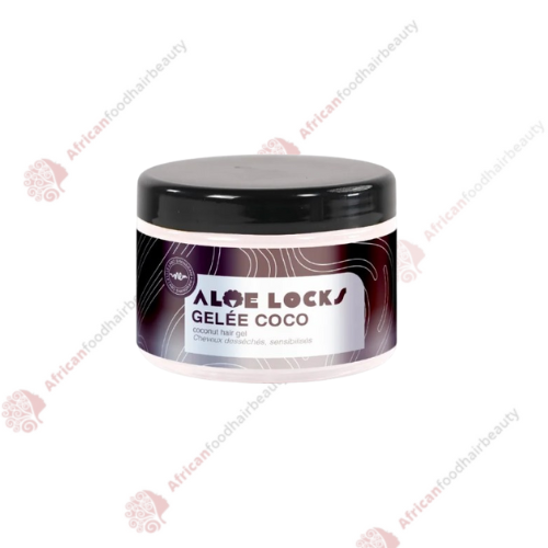 Aloe Locks Coconut Hair Gel 10oz - africanfoodhairbeauty