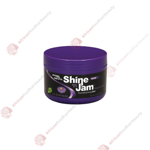 Ampro Shine n Jam Regular Hold 8oz - africanfoodhairbeauty