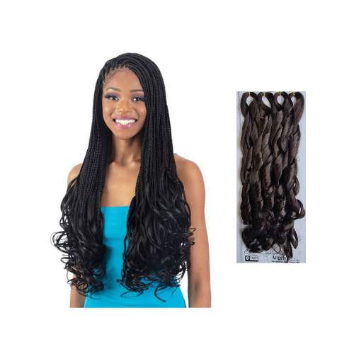 Angels French Pony Curl Long 4x - africanfoodhairbeauty