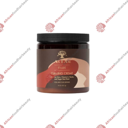 As I Am Classic Curling Creme 8oz - africanfoodhairbeauty