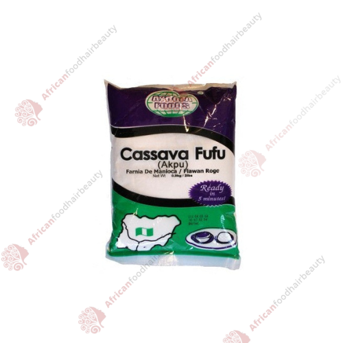 Ayoola Foods Cassava Fufu - africanfoodhairbeauty