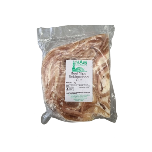 Beef Tripe Unbleached Cut 1kg - Africanfoodhairbeauty