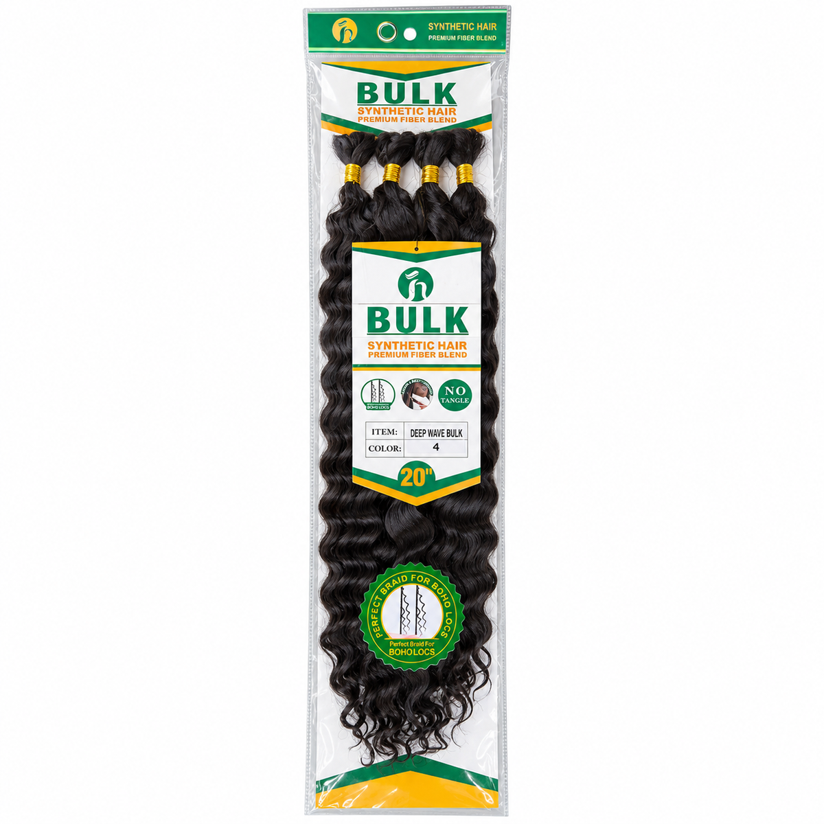 Bulk Deep Wave 20" Synthetic Hair
