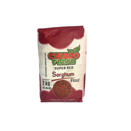 Chiaro Fresh Super Red Sorghum Flour 2kg - africanfoodhairbeauty