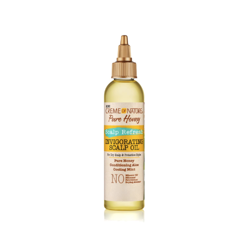 Creme of Nature Pure Honey Scalp Refresh Invigorating Scalp Oil 4oz - africanfoodhairbeauty