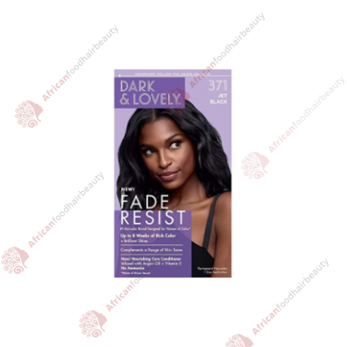 Dark and Lovely Jet Black Hair Colour - africanfoodhairbeauty