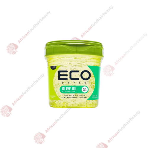 Eco Style Olive Oil Styling Gel 16oz - africanfoodhairbeauty
