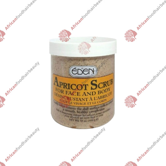 Eden apricot scrub (for face & body) 16oz