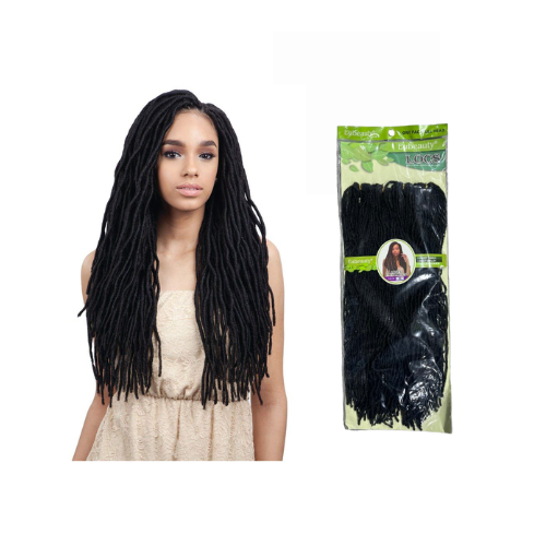 EuBeauty Rosey Faux Locs 20" - africanfoodhairbeauty