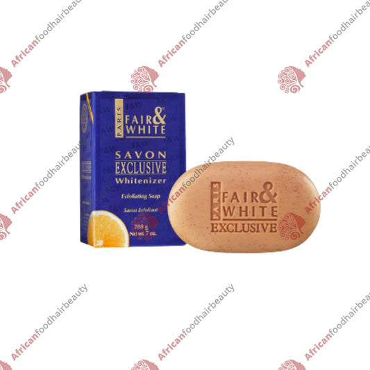 Fair & White Exclusive Whitenizer Exfoliating Soap with Vitamin C 200g