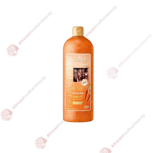 Fair & White Miss White Carrot Exfoliating Shower Gel 940ml - africanfoodhairbeauty