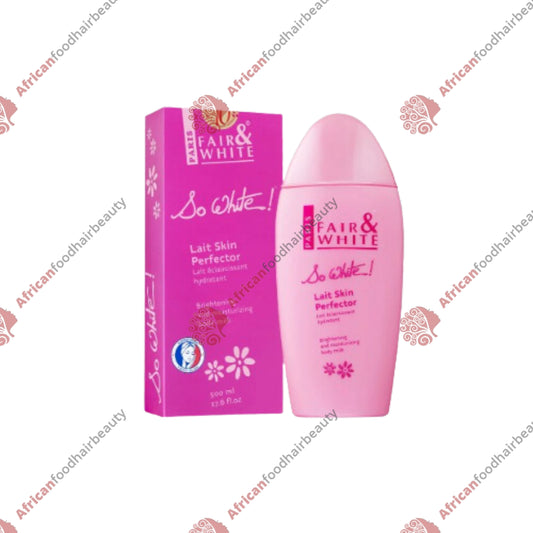 Fair & White So White Skin Perfector Body Lotion 500ml