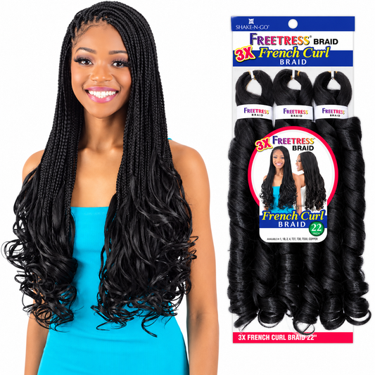 Freetress French Curl Braid  3x