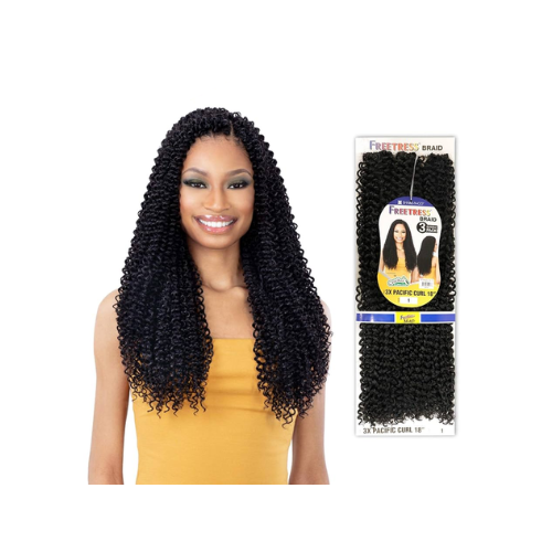 Freetress Pacific curl 18" 3x - Africanfoodhairbeauty