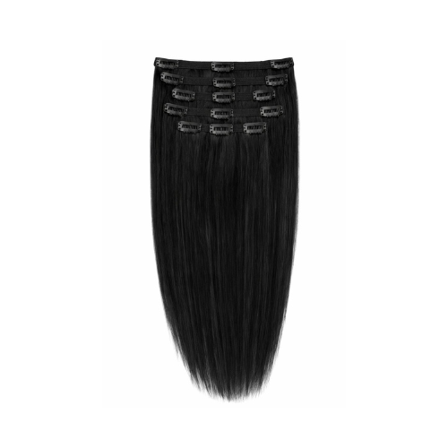 Human Hair Clip Ins 20" 100% Remy 7pcs - africanfoodhairbeauty