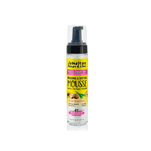 Jamaican Mango & Lime Braid Your Way Mousse 8oz - africanfoodhairbeauty