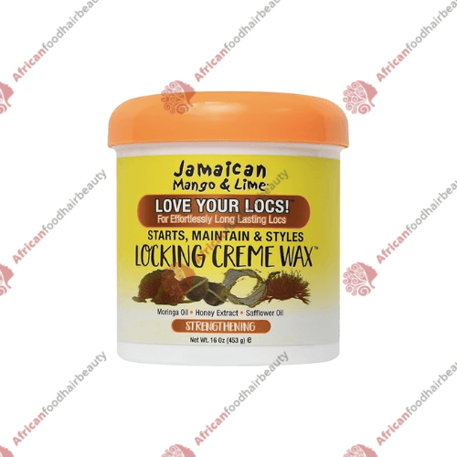 Jamaican Mango & Lime Locking Creme Wax 6oz - africanfoodhairbeauty