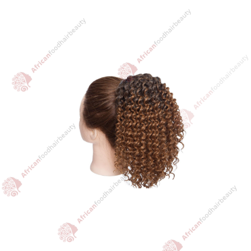 Kinky Curly Ponytail 8"- africanfoodhairbeauty
