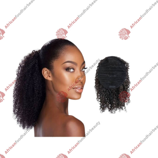 Kinky Curly Ponytail 8"